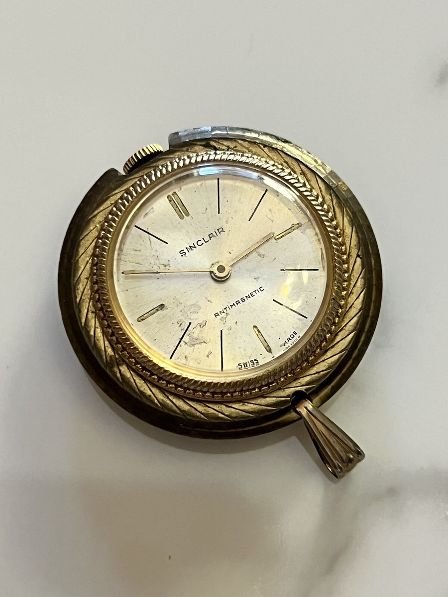 Montre-pendentif Suisse Mona Lisa Lucerno En Or - Vintage Vers 1960 - Occasion