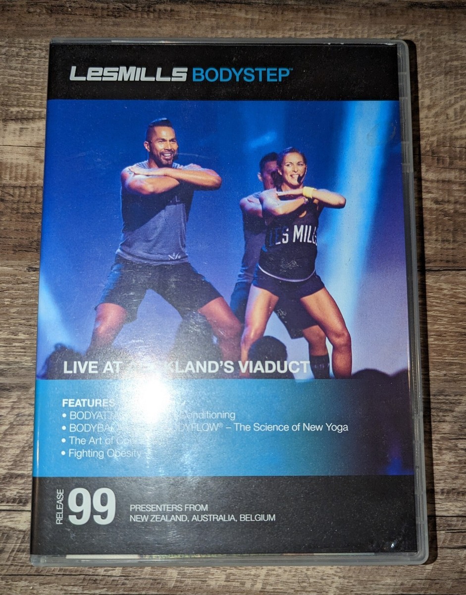 Les Mills BODYSTEP - Release 99 DVD/CD & Booklet - Like New Les Mills BODYSTEP - Release 99 DVD/CD & Booklet - Like New