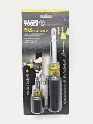mrm-∞-k mrm-∞-k Klein Tools 85518 Multi-Bit Screwdriver/Nut Driver Set NEW IN