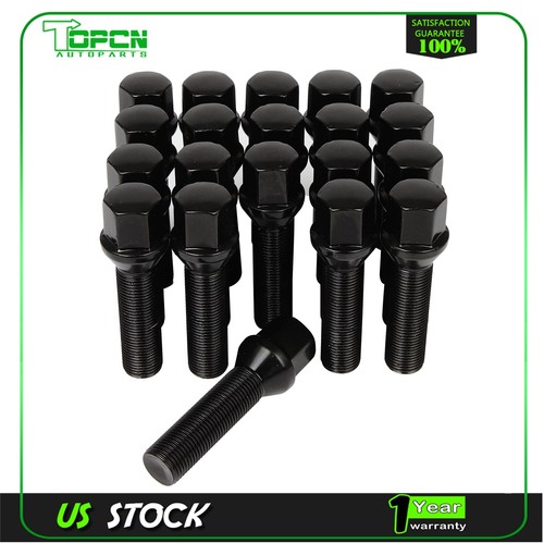 10x M12 X 1.5 40mm Extended Wheel Spacer Bolts, 17mm Hex