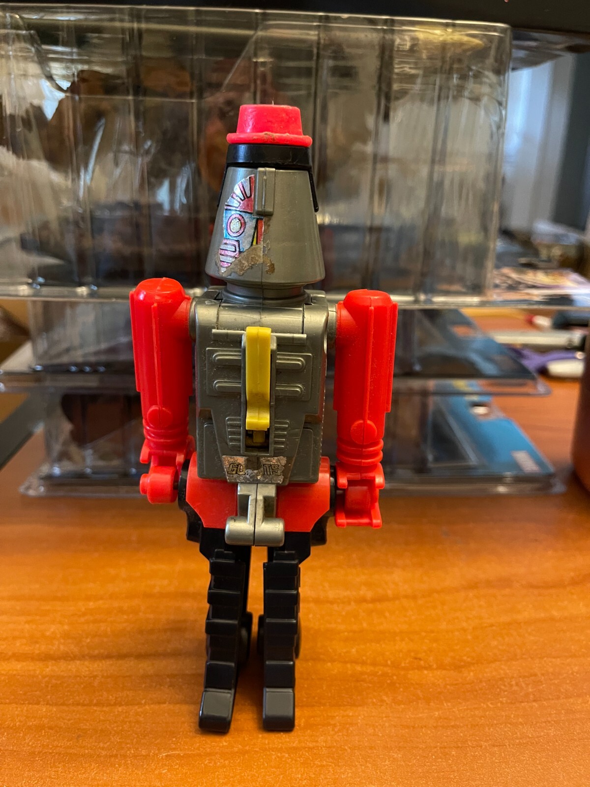 VINTAGE 1984 GO-BOTS Mighty Robots RO-GUN Cap Pistol Arco toy