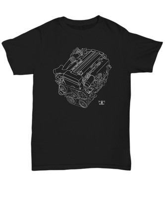 Engine Blueprint Series Toyota 1JZ shirt - Unisex Tee