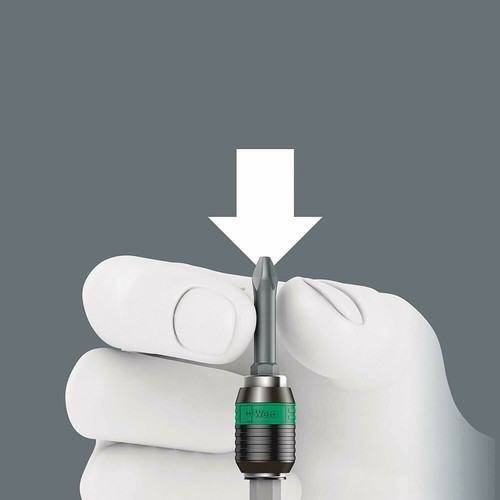 Wera Screwdriver Kraftform Kompakt Bit Holder Set with Holder KK 10 - Picture 5 of 12