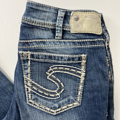 Silver Suki Damen Denim Jeans Gr. 31x30 Stretch Western Medium Wash - Bild 2 von 13