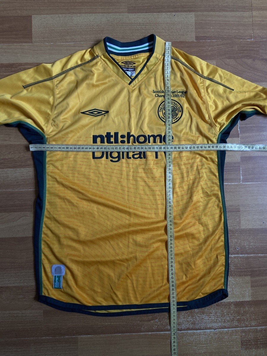 【新品未使用】UMBRO Celtic FC 02/03 away ユニフォーム CELTIC 2002 2003 AWAY FOOTBALL SHIRT SOCCER JERSEY LONG