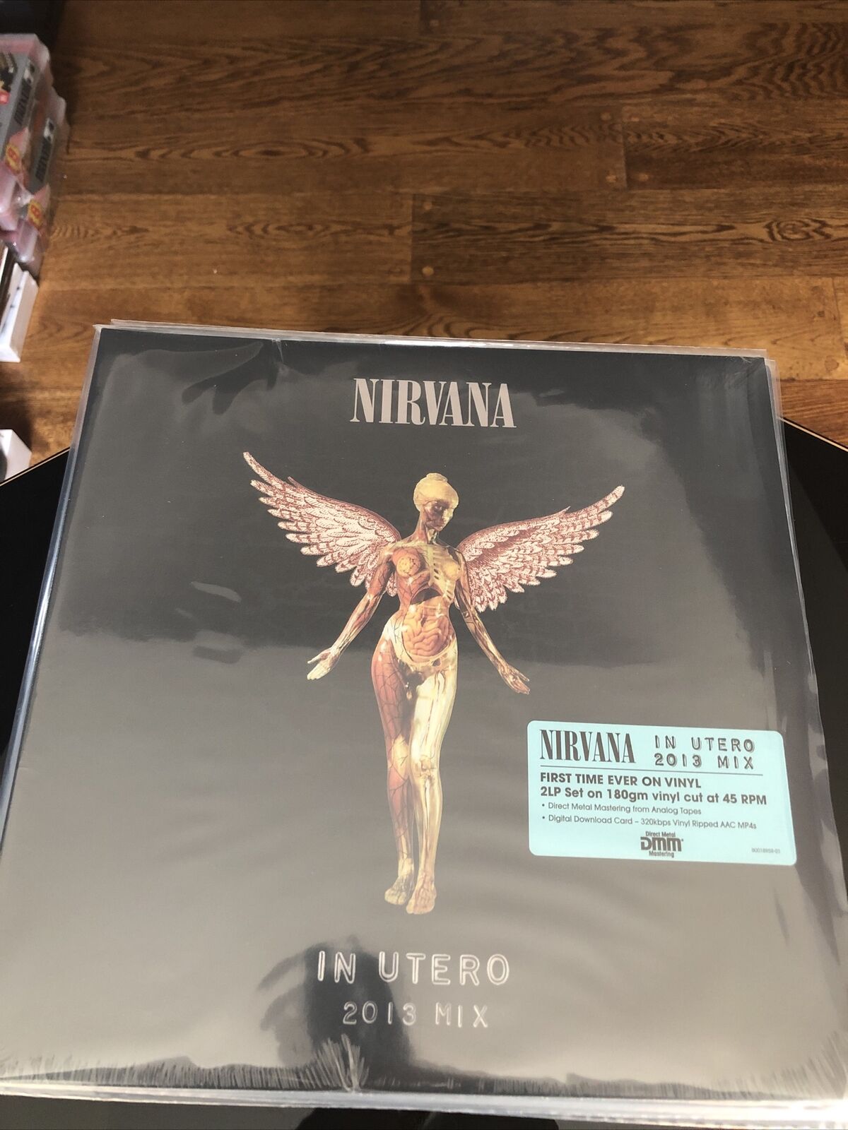 Sealed New Nirvana In Utero 180g 2 LP Set Cut at 45 rpm Stereo 2 LP Set