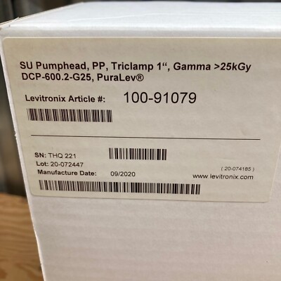 Levitronix 100-91079 DCP-600.2-G25 SU Pumphead - Triclamp 1'' - Puralev