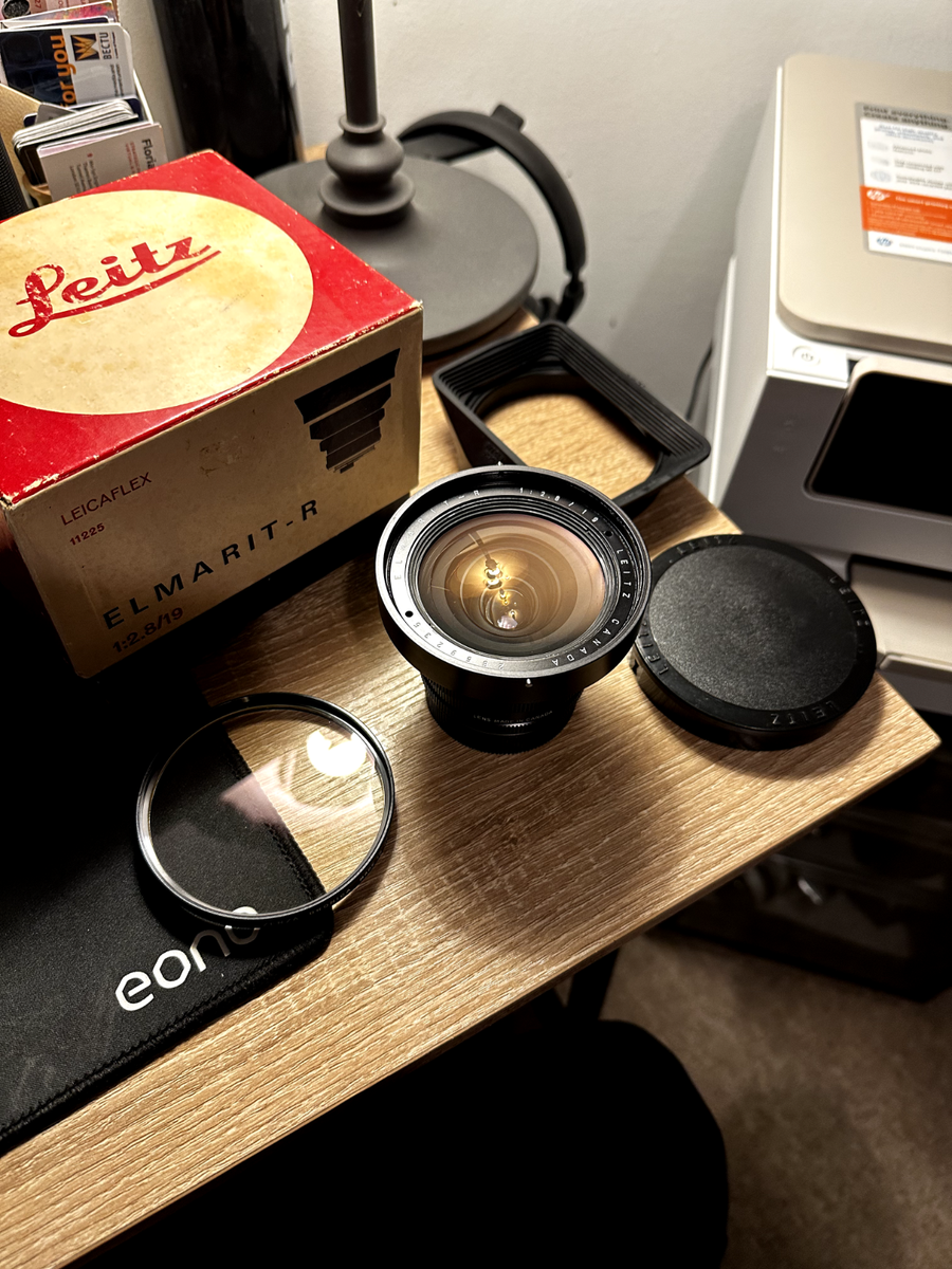Leica Leitz Canada Elmarit-R 19mm f2.8 3 Cam Lens V1 London 
