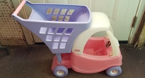 princess cozy shopping cart
