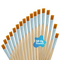 Pinselset 50 Stk. KüNstlerpinsel Malpinsel Malen FüR Kinder & Erwachsene
