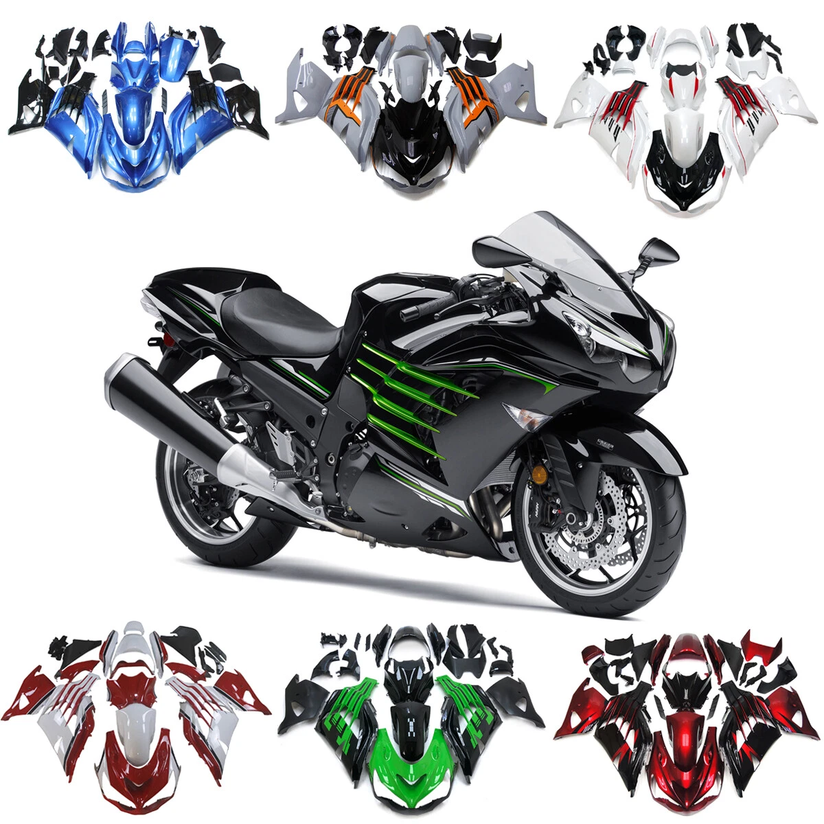 Motorcycle Full Fairings for Kawasaki Ninja ZX14 for sale | eBay