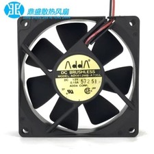 ADDA AD0812MB-A70GL 8025 DC12V 0.15A 8CM 2-Wire Cooling Fan