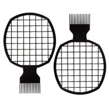 Upgraded 2-Piece Hair Twist Comb Hair Sponge Brush Set - Superior Curl Defini...