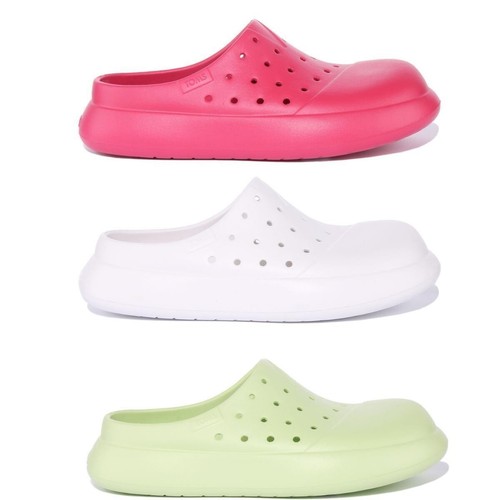 TOMS Sabot Mallow Éco à Enfiler Caoutchouc Espadrille Sandales Mules Blanc Ru 2