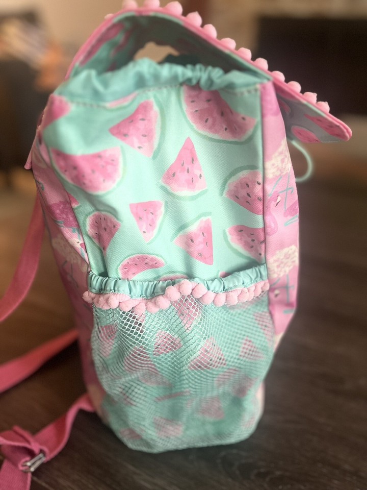 Matilda Jane Dive All Day Swim Bag Flamingo backpack 14" x 16" Water eBay