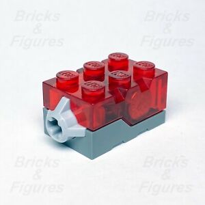 Lego Trans Red Top Red Led Glow Electric Light Brick 2 X 3 X 1 1 3 Genuine Part Ebay