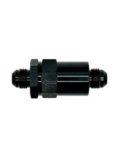 8an Inline Fuel Filter - 30 Micron For 12 Fuel Line Black