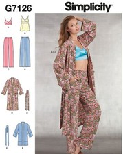 Simplicity Schnitt Nr 8800.A Pyjama und Wäsche Gr. 32 - 50