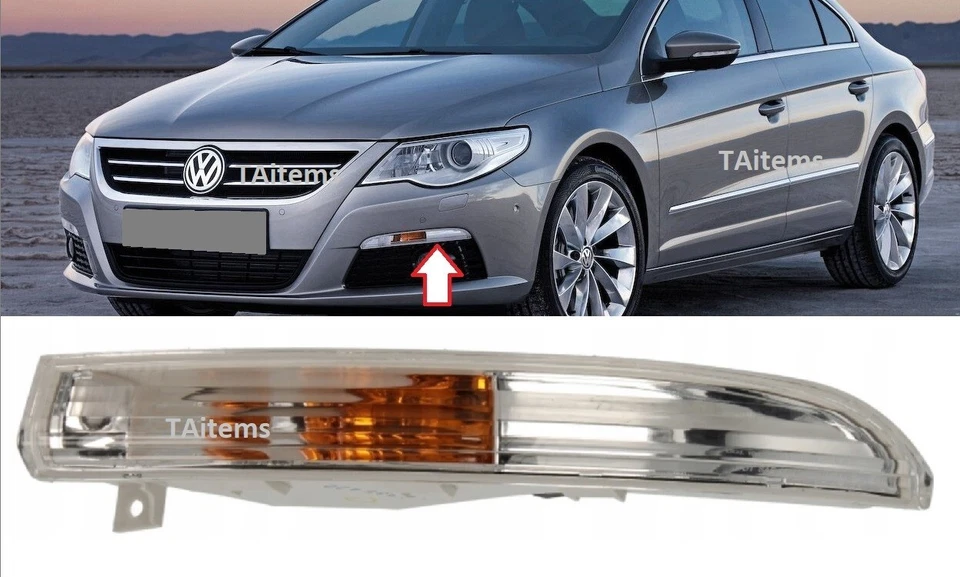 COPPIA/SET LUCI INDICATORI DI DIREZIONE ANTERIORI INFERIORI ADATTI A VW PASSAT CC 2008-2012 - Immagine 3 di 4