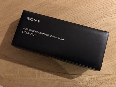 micro cravate filaire Sony ECM 77B  / sortie XLR - Photo 1/4
