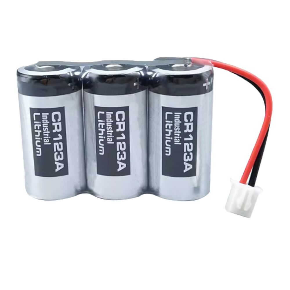 2pcs CR123A Battery Pack 3V 4200mAh Non-rechargeable Li-ion Battery
