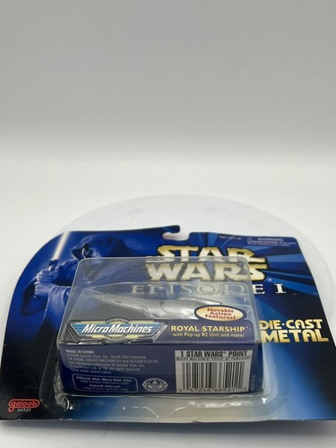 STAR WARS EPISODE 1 MICRO MACHINES DIE CAST METAL ROYAL STARSHIP - Picture 2 of 3