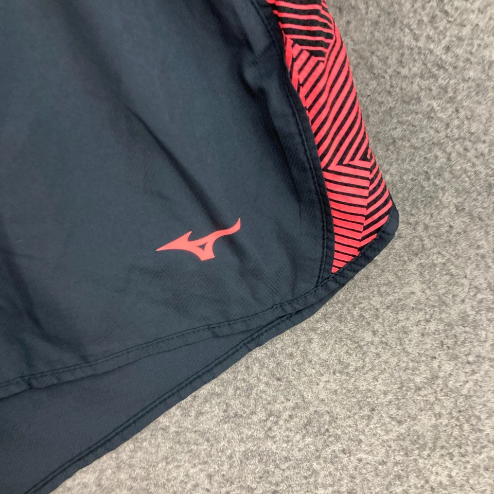 Pantalones Cortos Mizuno Para Mujer Medianos Negros Forrados Cintura Elástica Elastizados Golf Correr 24609 Foto 3 de 4