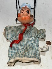 Vintage Gund Popeye Sailor Man Hand Puppet Pipe King POOR CONDITION 