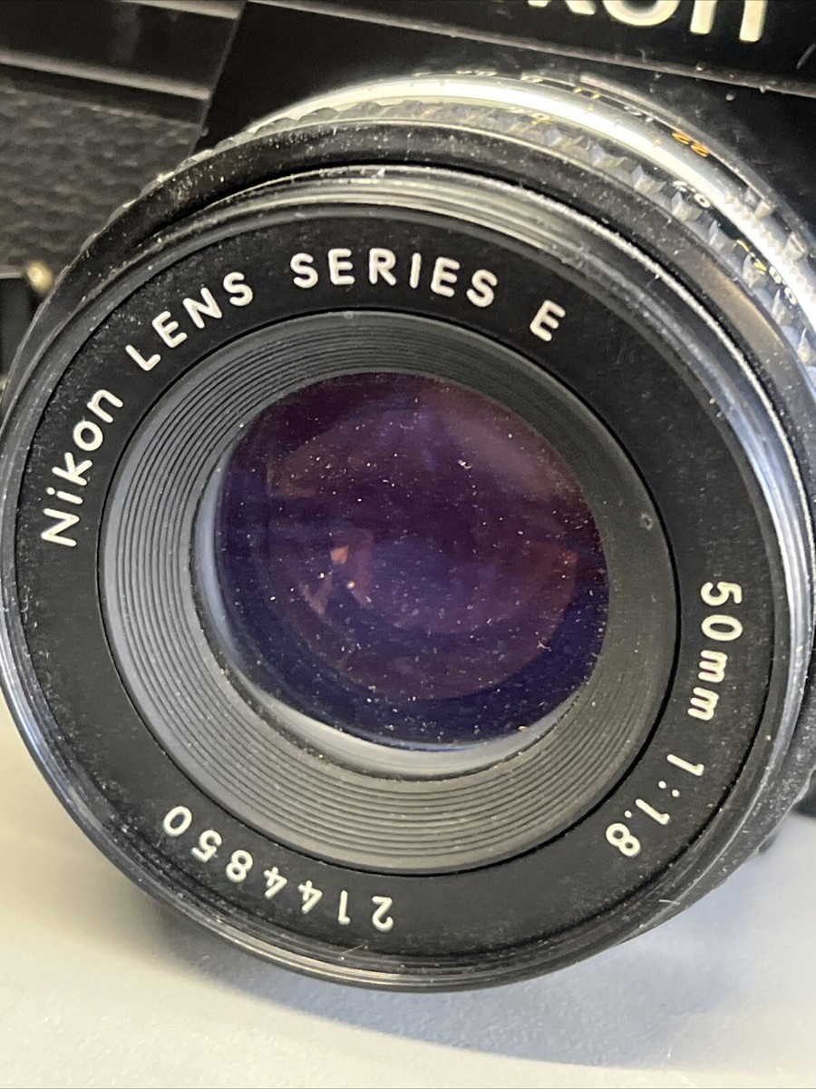 Nikon EM 35mm Film Camera w/Nikon 50mm Lens Tested & Working**with