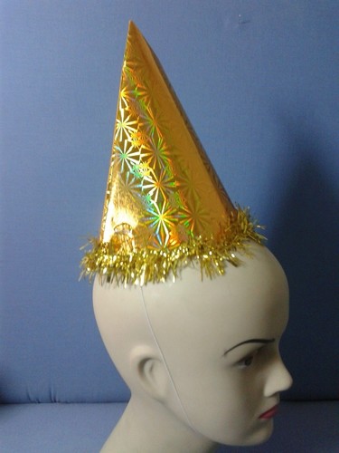 CARNEVALE CAPPELLINI ORO Con FRANGIA 4 Pz. ANIMAZIONE PARTY FESTA  COMPLEANNO | eBay