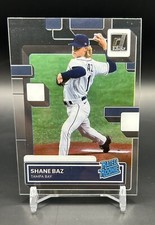 2022 Panini Chronicles Clearly Donruss SHANE BAZ #54 Rated Rookie Card RC Rays
