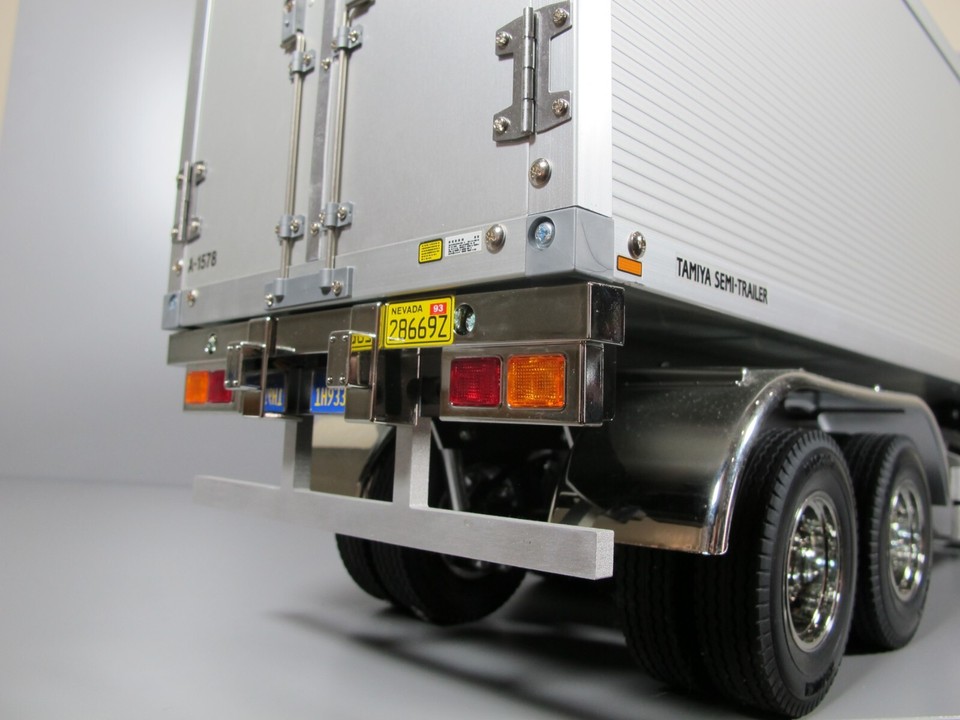 Rear Aluminum Chassis Bumper Mount Tamiya RC 1/14 Semi Flatbed ...