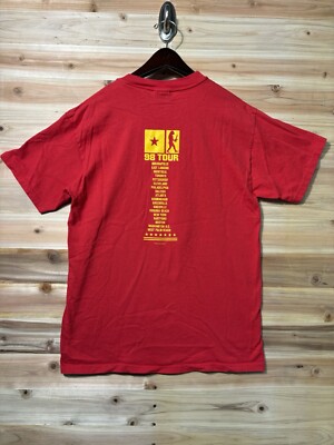 Vintage Pearl Jam North America Tour Band T Shirt Red Ape Gorilla