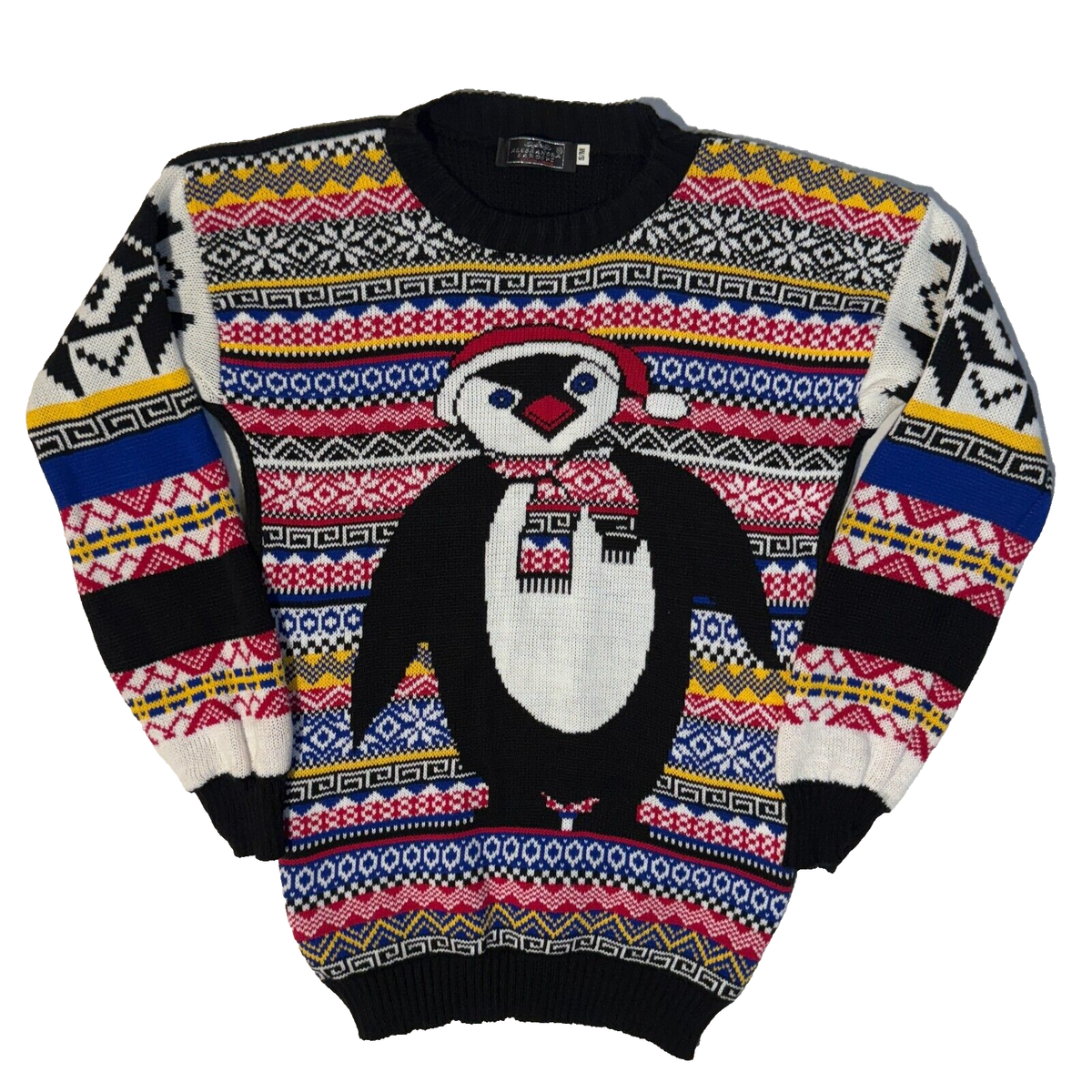 Alessandra Saroshi Holiday Snowflake Winter Penguin Ugly Christmas