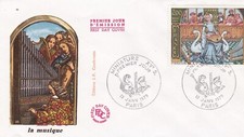 FRANCE 1979 FDC MINIATURE SUR LA MUSIQUE YT 2033