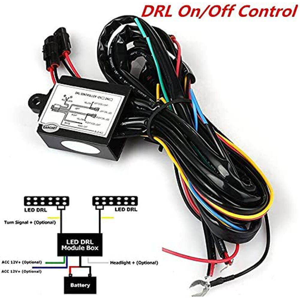 LED TFL Tagfahrlicht R87 Modul 50 Dimmung Steuergerät Mini mit Coming Home