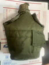 NEW US Military SET 1 QUART QT PLASTIC CANTEEN w/ OD INSULATED USGI COVER MINT
