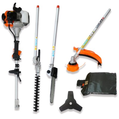 4 in 1 Multi-Functional Trimming Tool Gas Hedge Trimmer 52CC 2-Cycle Weed Eater