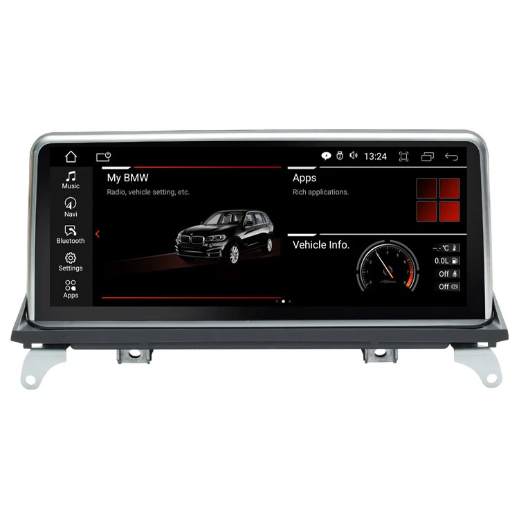 10.2" Android 13 GPS Navigation Carplay für BMW X5 X6 E70 E71 CCC USB WiFi USB - Bild 4 von 4
