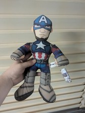 Marvel Avengers Captain America 9 Stuffed Animal Plush Toy Doll Licensed Hero