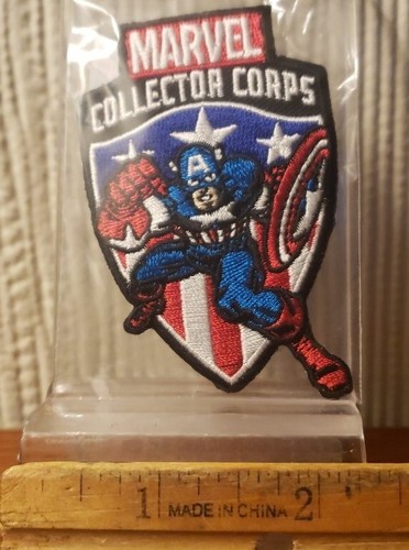 Marvel Comics Captain America Collector Corps Patch - Embroidered Iron On Funko - Picture 4 of 4