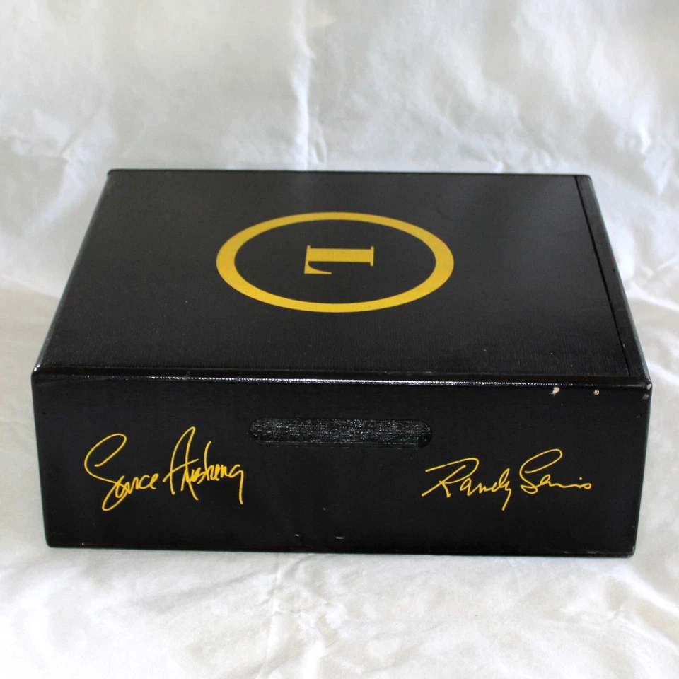 Lewis Cellars Wine Box wood EMPTY Napa Valley Cabernet 2005 CA Lance Armstrong - Image 3 of 4