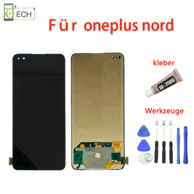 Für OnePlus Nord (AC2003) LCD Display Touch Screen Bildschirm Schwarz Werkzeuge