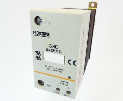 CROUZET GRD 84130113 Halbleiterrelais Solid State Relay Out 45A 48-660V In 4-32V