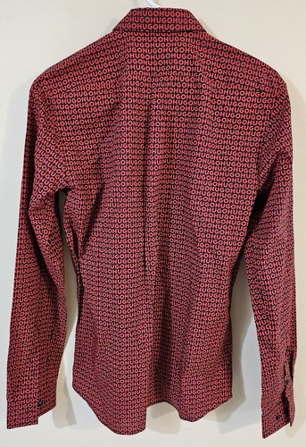Hugo Boss Men's Ero3-W Extra Slim Long Sleeve Logo Shirt - Size M - Picture 2 of 12