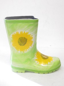 sunflower rain boots