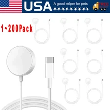 Type-C Cable Charger For Apple Watch3 4 5 6 7 SE 8 9 Ultra Magnetic Charging Lot