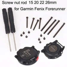 15 20 22 26mm Watch Strap Connector Screwdrivers Bar Rod for Garmin Fenix 3 5X 6