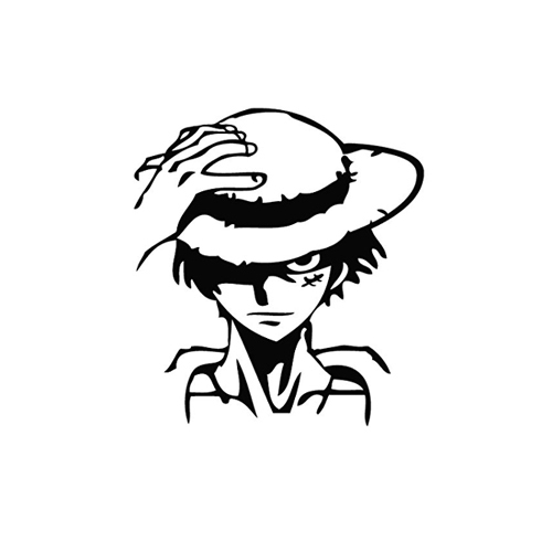 One Piece Monkey D. Luffy Stare for Macbook Air Pro Laptop Car