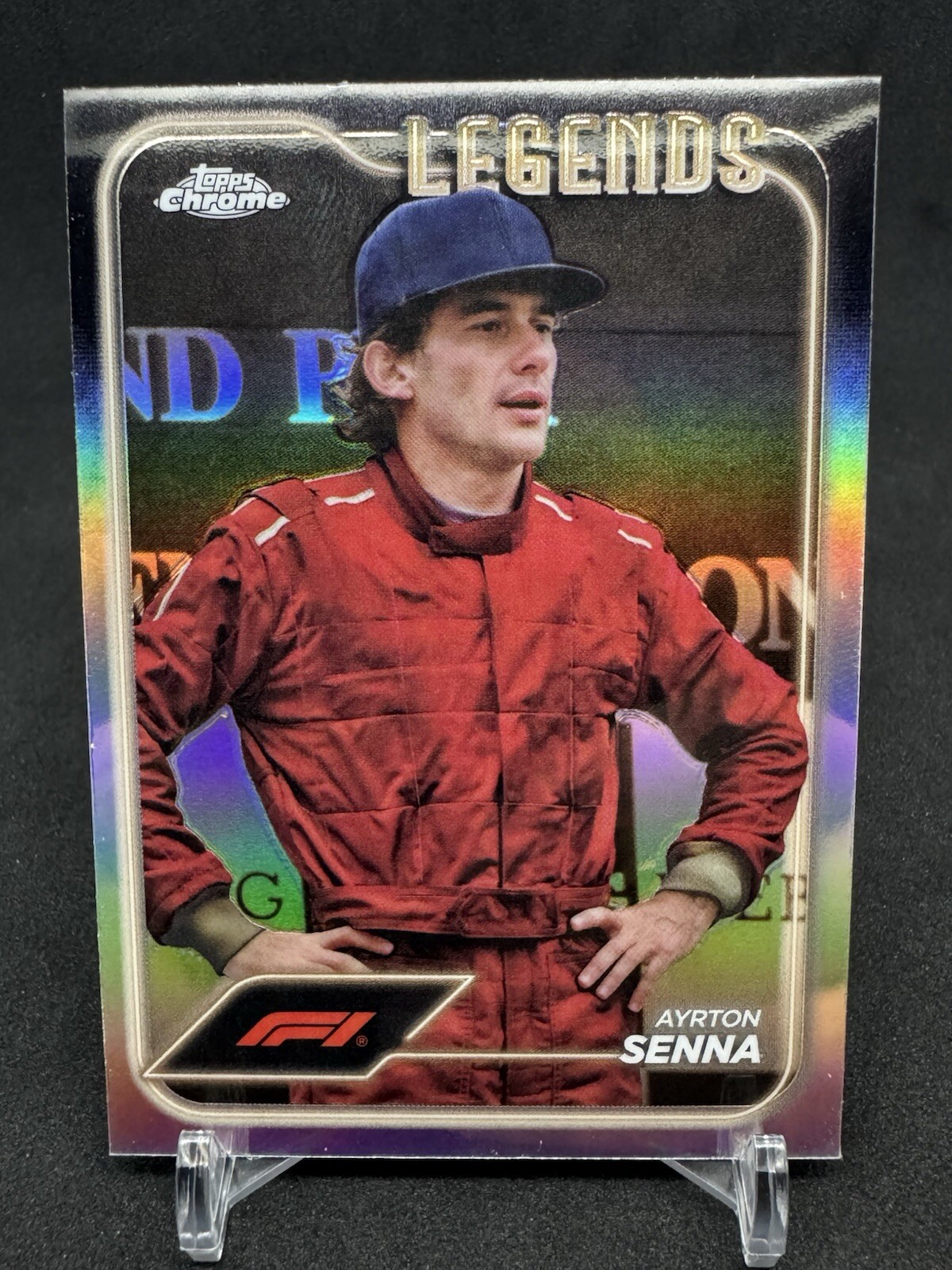 2024 Topps Chrome F1 Formula One Ayrton Senna Legends #188 Refractor